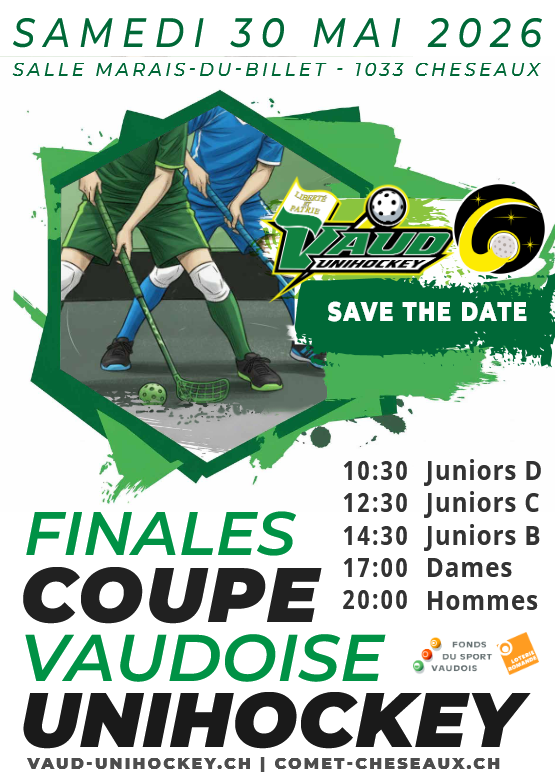 Finales de coupe vaudoise – Le programme
